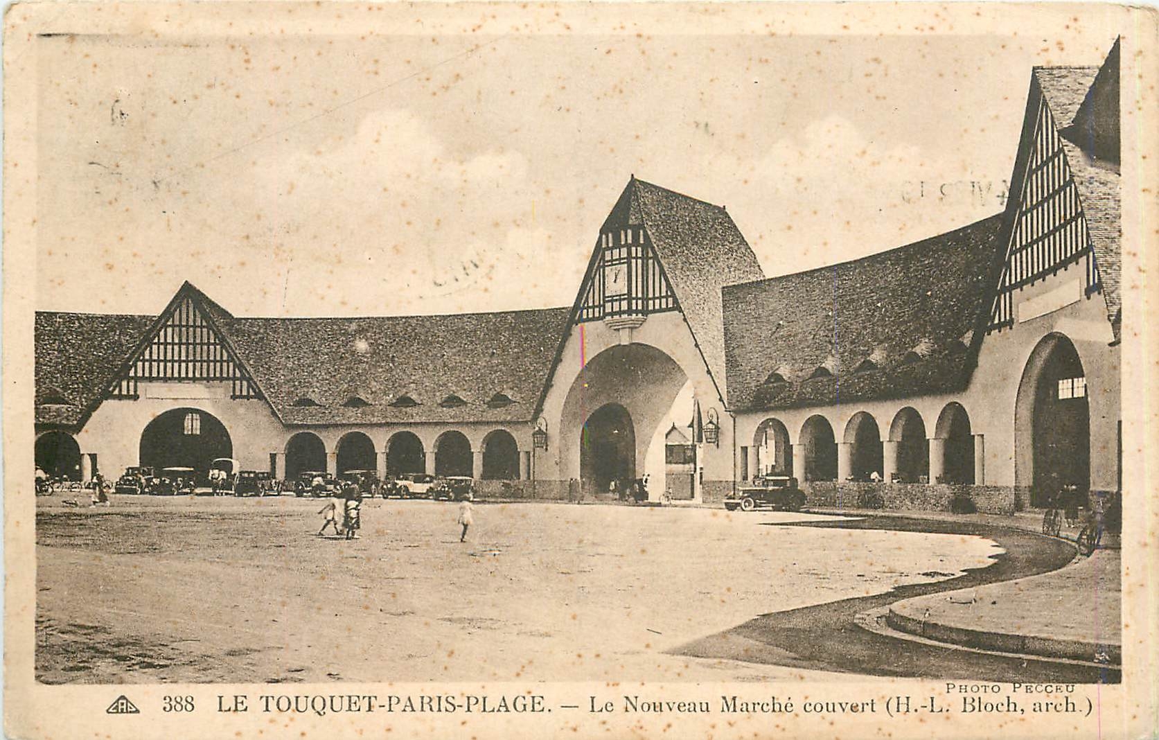 CPA Le Touquet Paris Plage Le Nouveua Marche couvert 