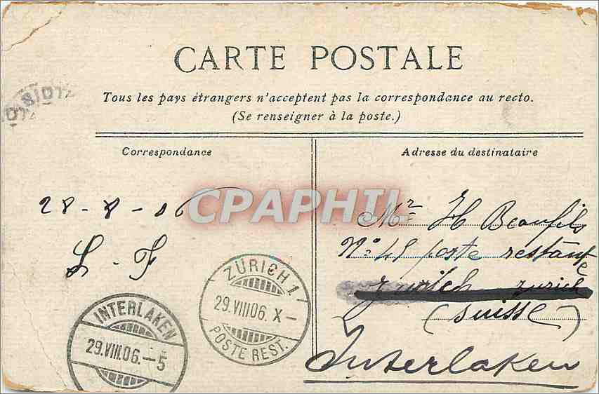 CPA Berck Plage Les anieres de l'entonnoir  — Rückseite