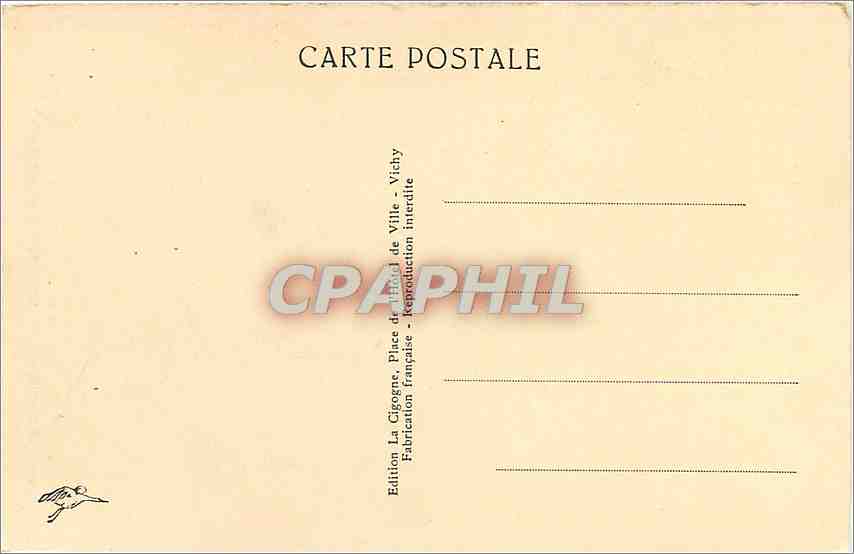 CPA La Bourboule Vue generale et les Monts Dore  — Rückseite