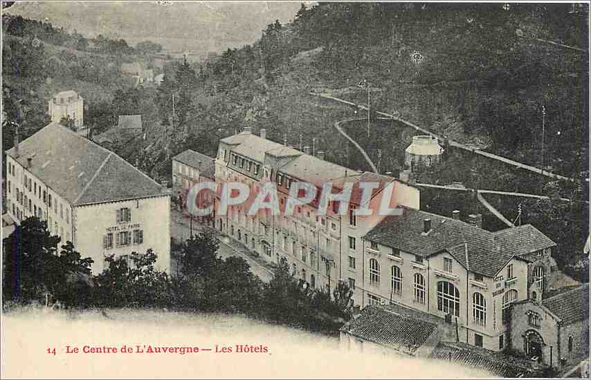 CPA Le Centre de l'Auvergne Les Hotels 