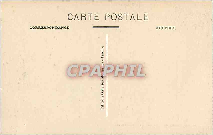 CPA Le Centre de l'Auvergne Les Hotels  — Rückseite