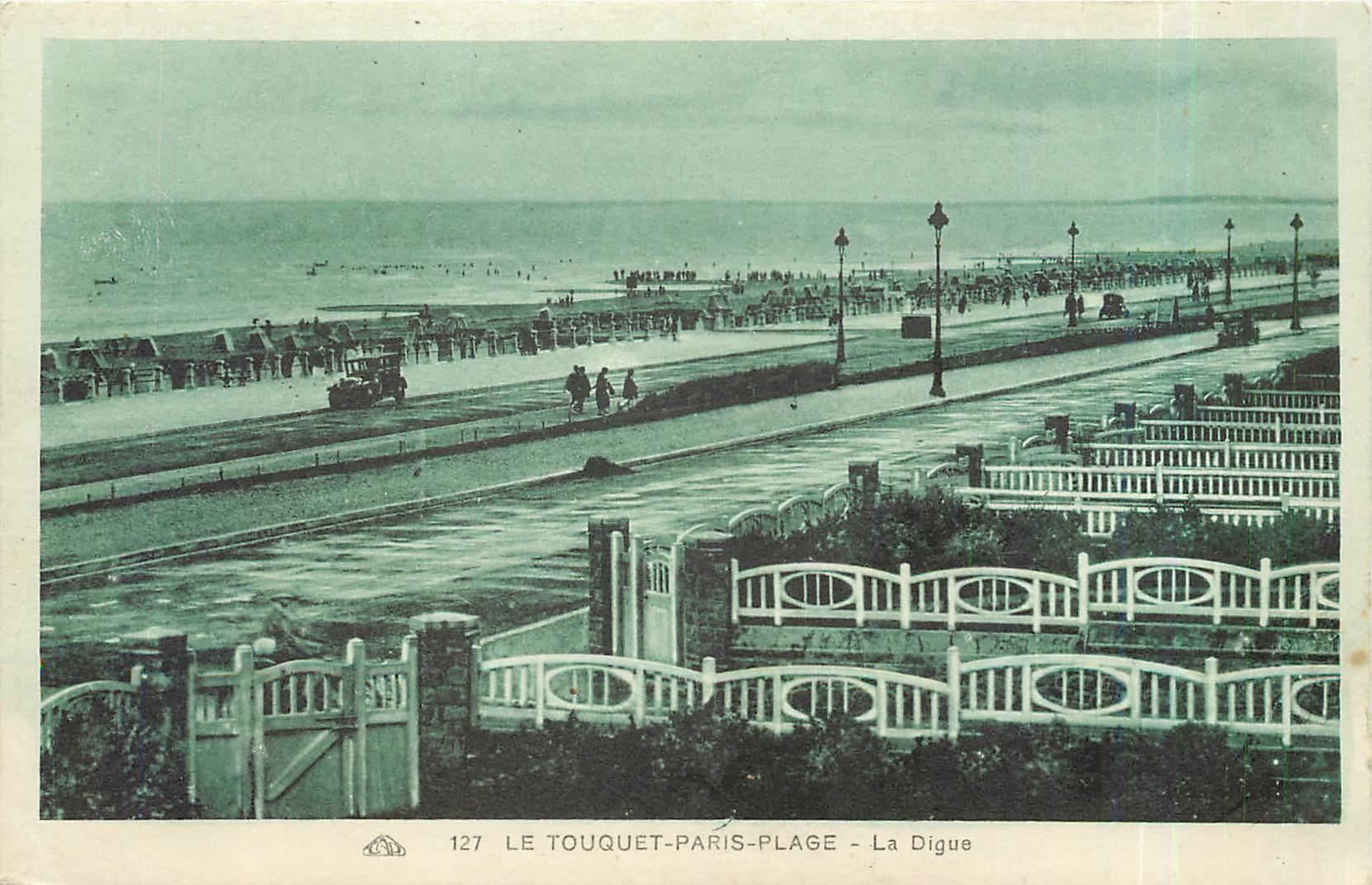 CPA Le Touquet Paris Plage La Digue 