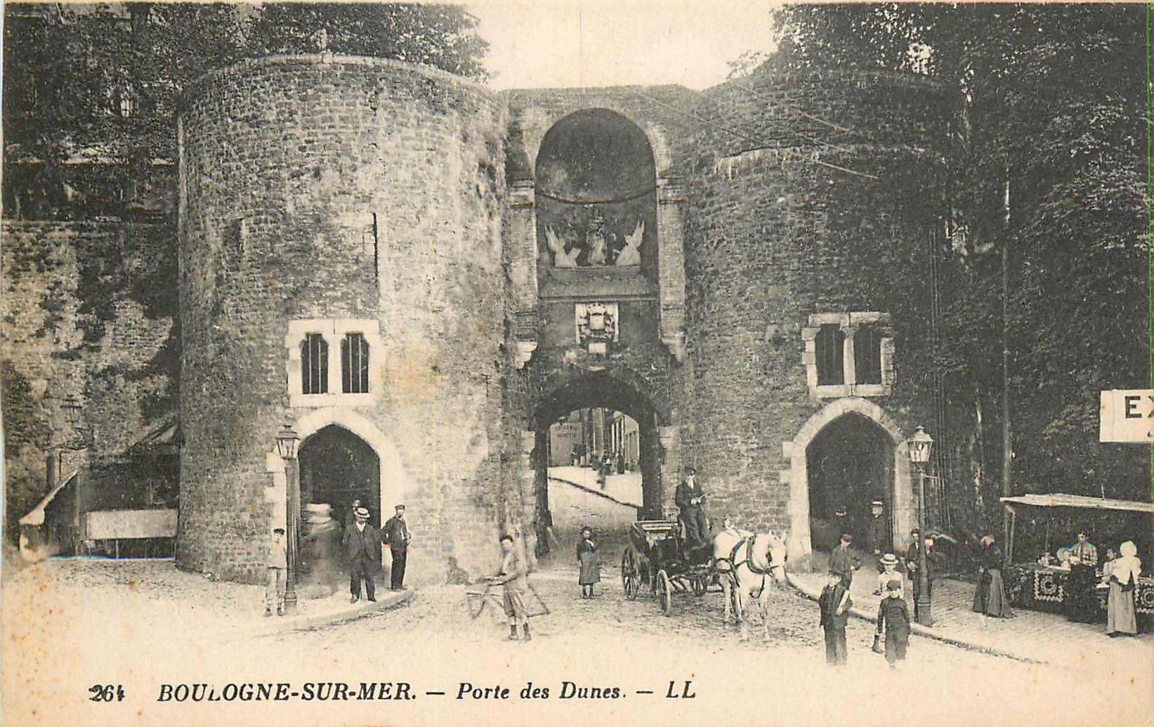 CPA Boulogne sur Mer Porte des Dunes 