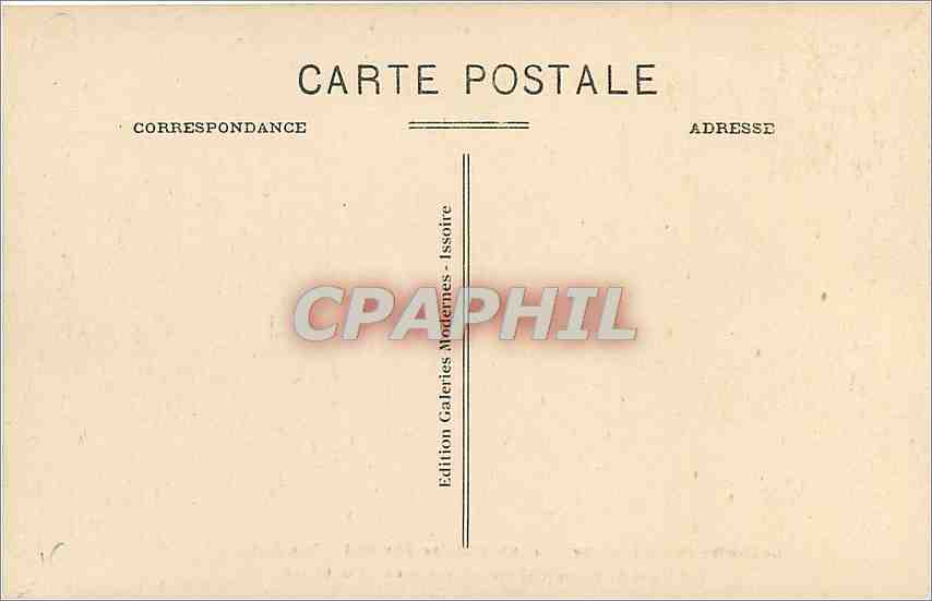 St-Nectaire-Thermal — Vue Poétique — Parcours de la route Thermale venant du Mont Dore — Édition Galeries Modernes - Issoire — Rückseite