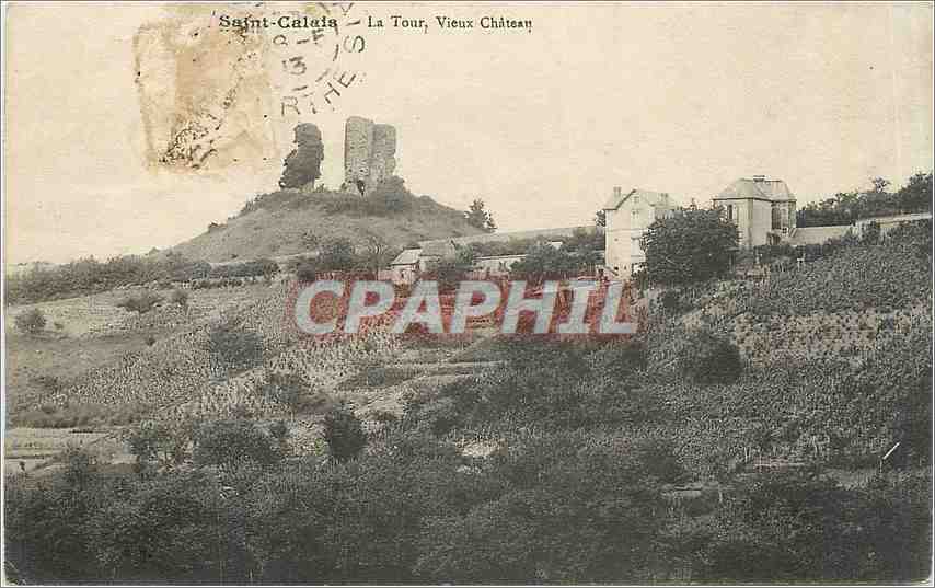 CPA Saint Calais La Tour Vieux Chateau 