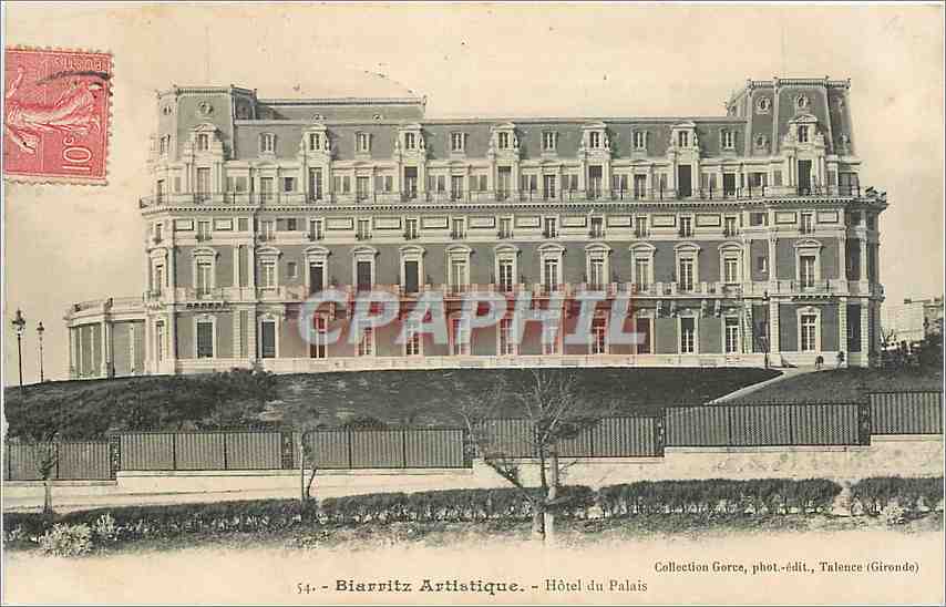 CPA Biarritz Artistique Hotel du Palais 