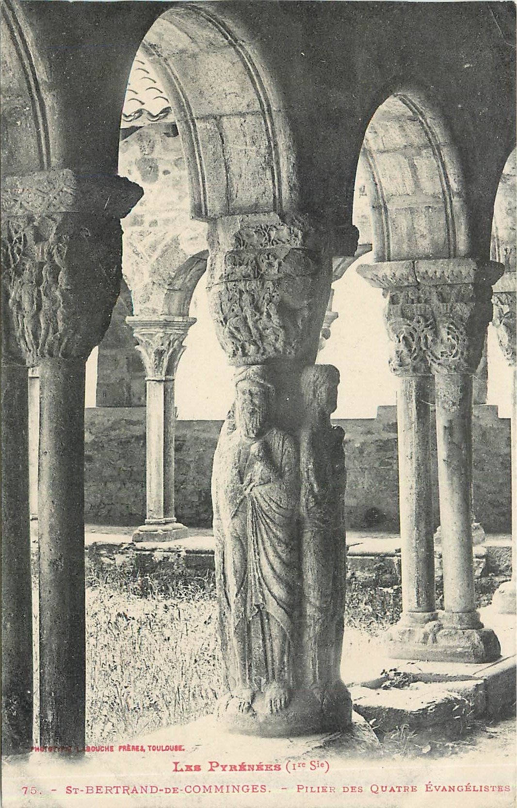 CPA St Bertrand de Comminges Pilier des Quatre Evangelistes 