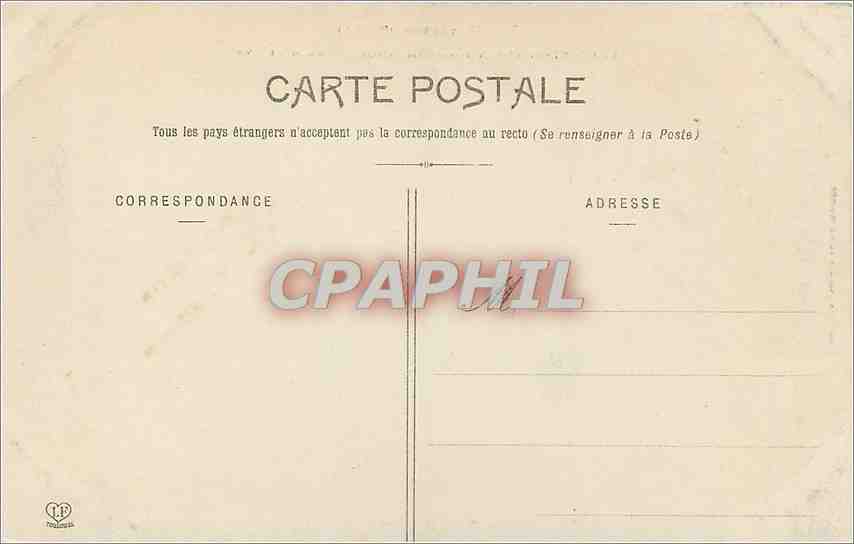 CPA St Bertrand de Comminges Adam et Eve  — Verso