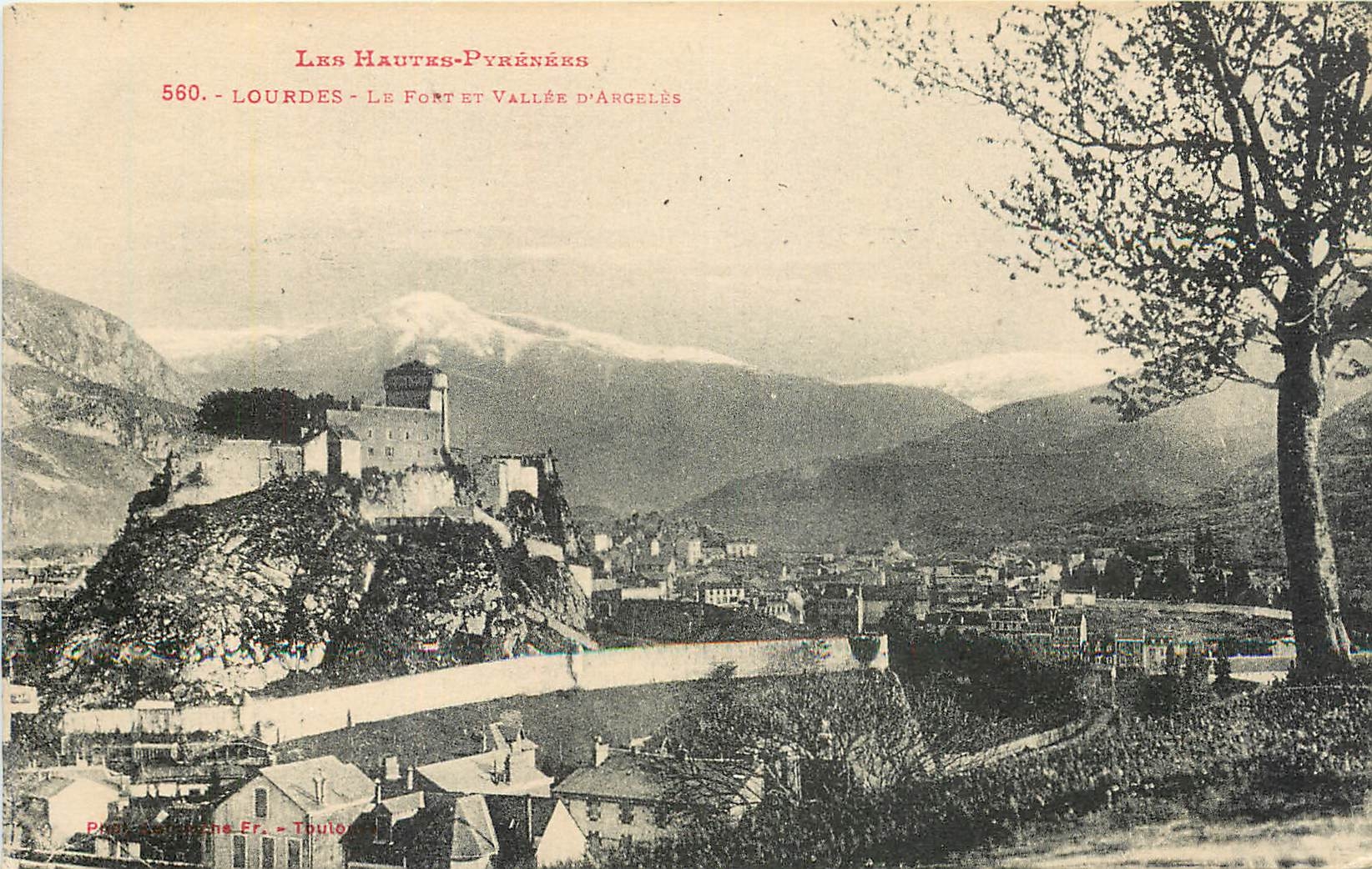 CPA Lourdes Le Font et Vallee d'Argeles 