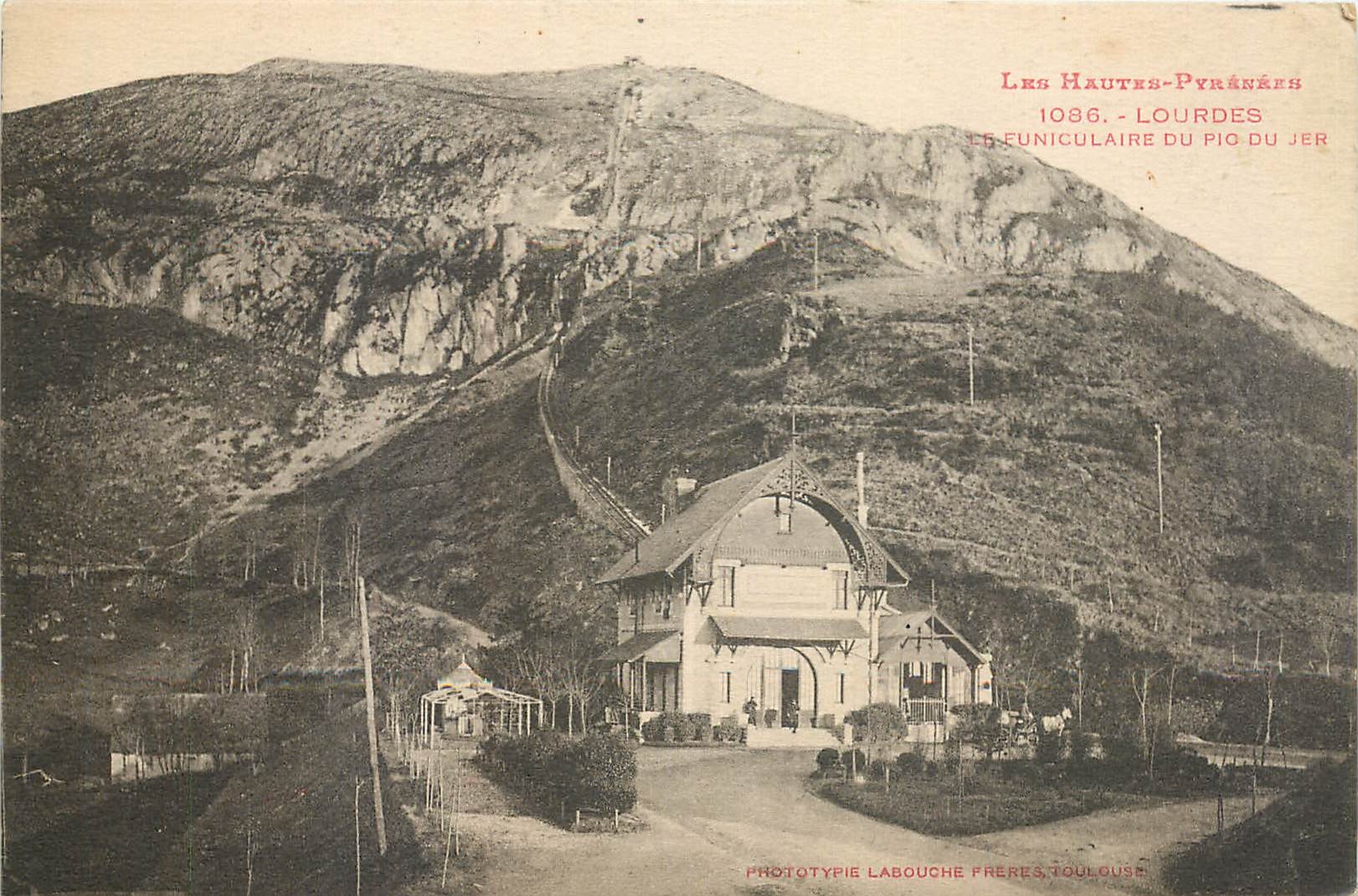 CPA Lourdes Funiculaire du Pic du Jer 