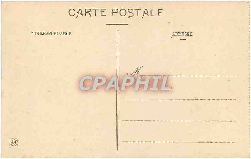 CPA Luchon Chalets et la Cascade  — Rückseite