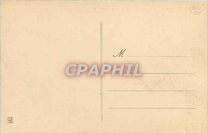 CPA Biarritz Les Villas de Plateau  — Rückseite
