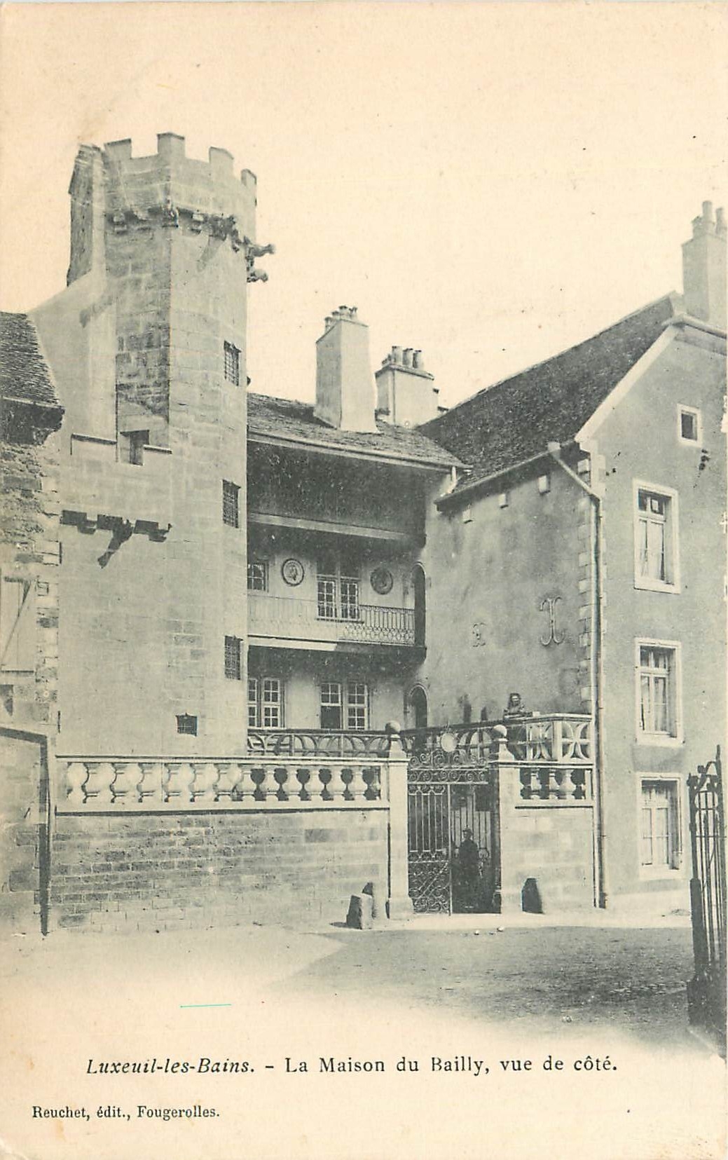 CPA Lexueil les Bains La Maison du Railly vue du cote 