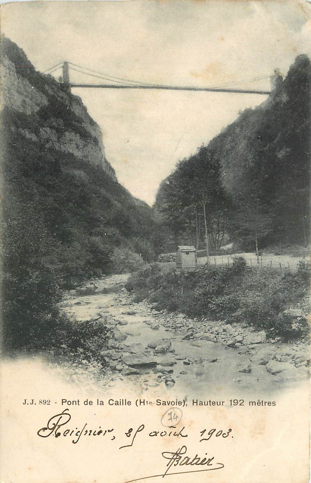 CPA Pont de la Caille Hte Savoie 