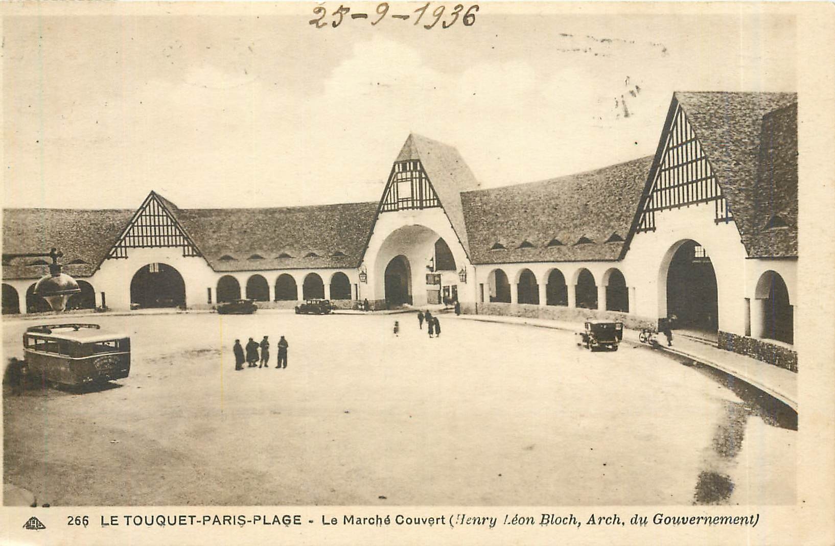 CPA Le Touquet Paris Plage Le Marche Coouvert 