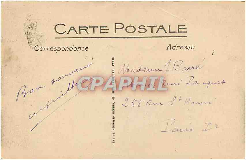 CPA Le Touquet Paris Plage Le Village Suisse  — Rückseite