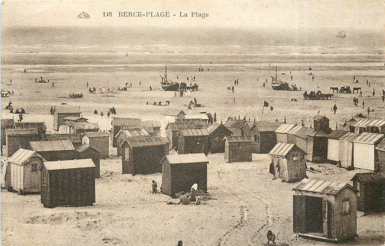 CPA Berck Plage La Plage 