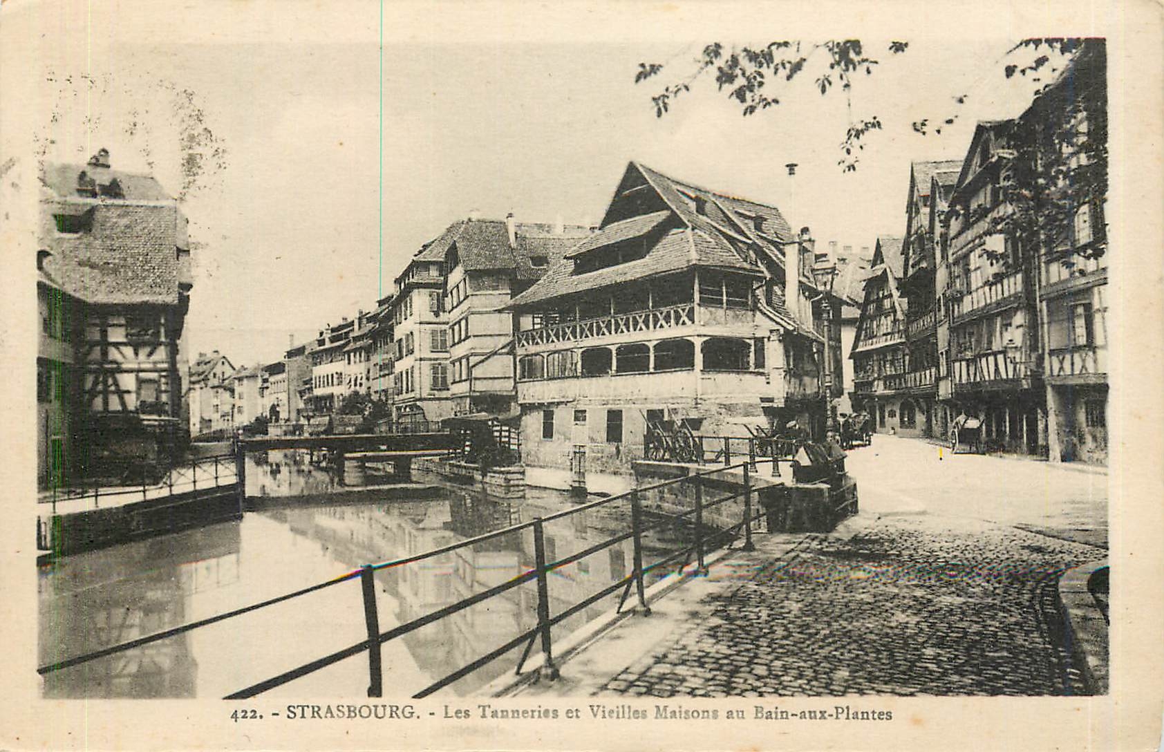 CPA Strasbourg Les Tanneries et Vieilles Maisons au Bain aux Plantes 