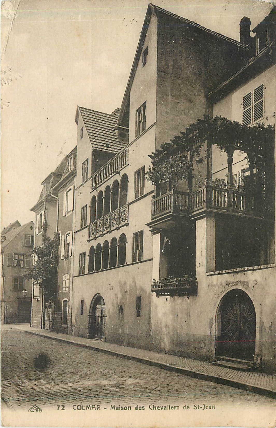 CPA Colmar Maison des Chevaliers de St Jean 