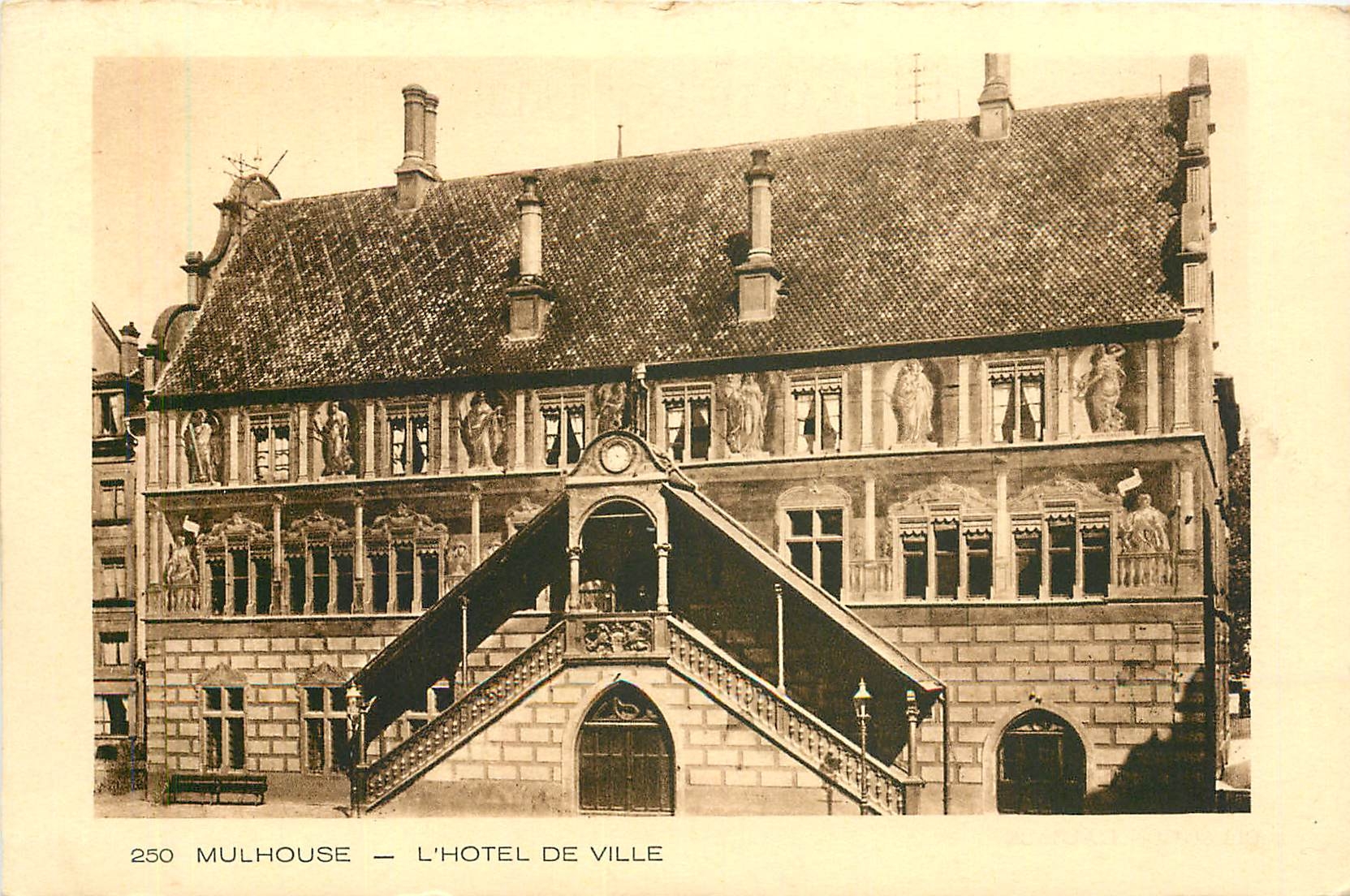 CPA Mulhouse L'Hotel de Ville 