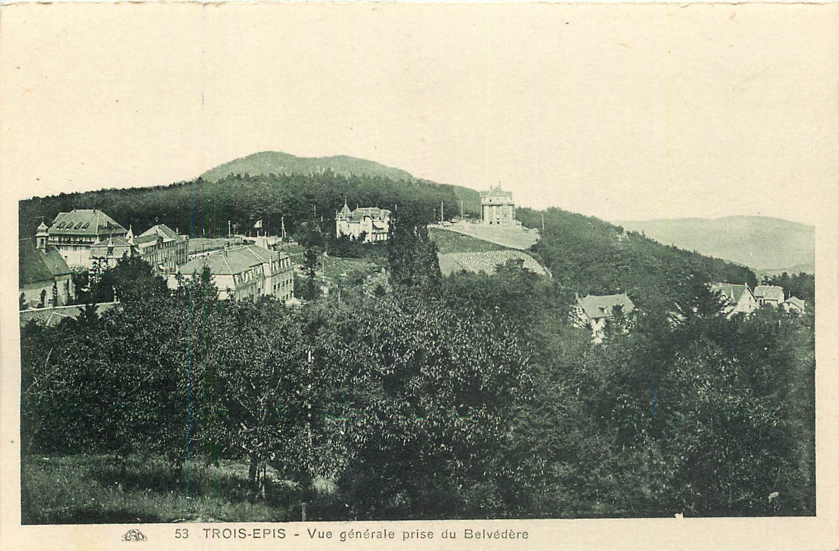 Trois-Epis - Vue générale prise du Belvédère — éditeur CPAPHIL, n° 53