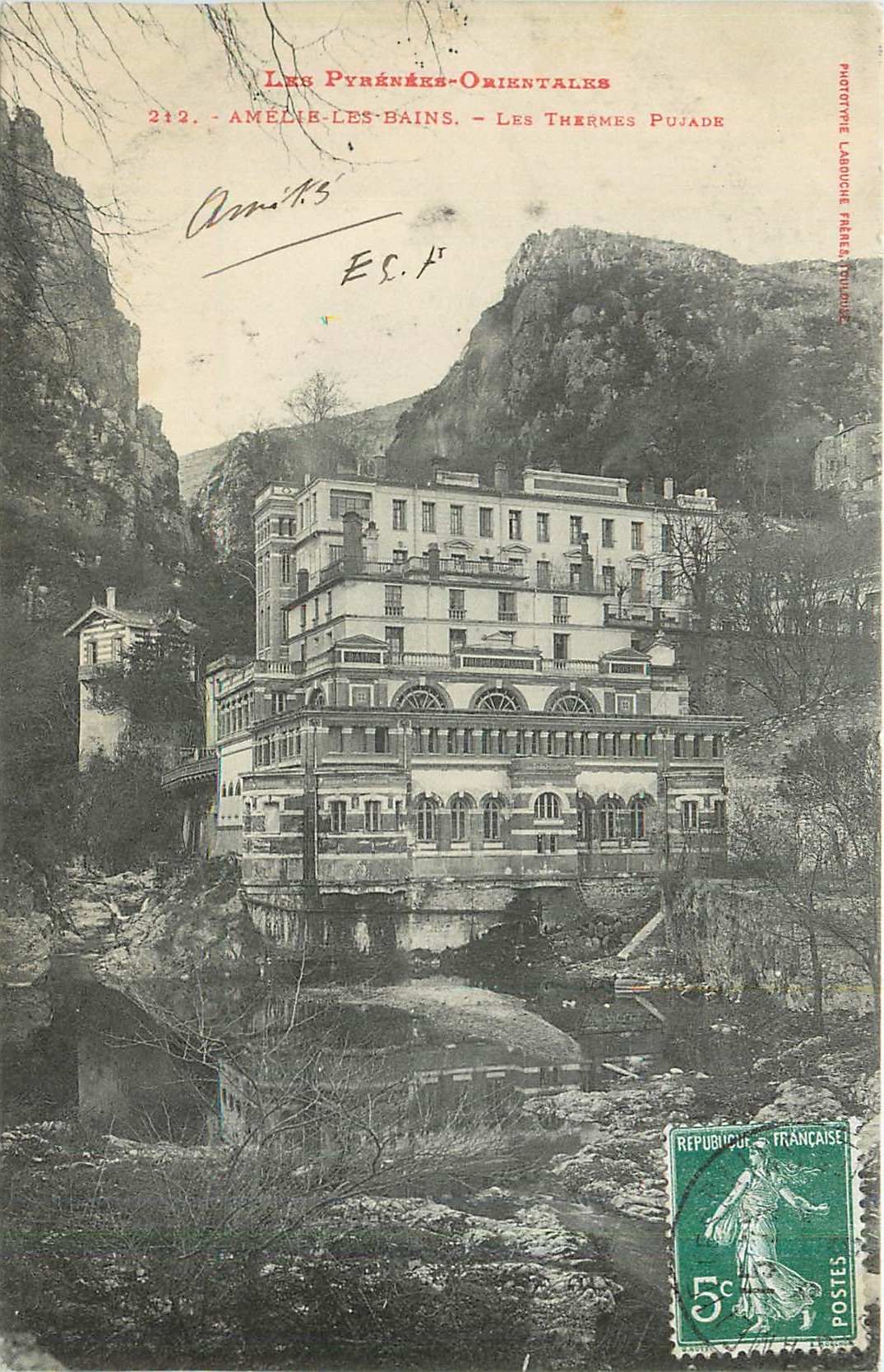 CPA Amelie les Bains Les Thermes Puzade 