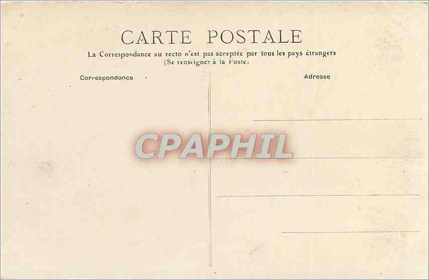 CPA Lourdes Les Piscines et le Gave  — Verso