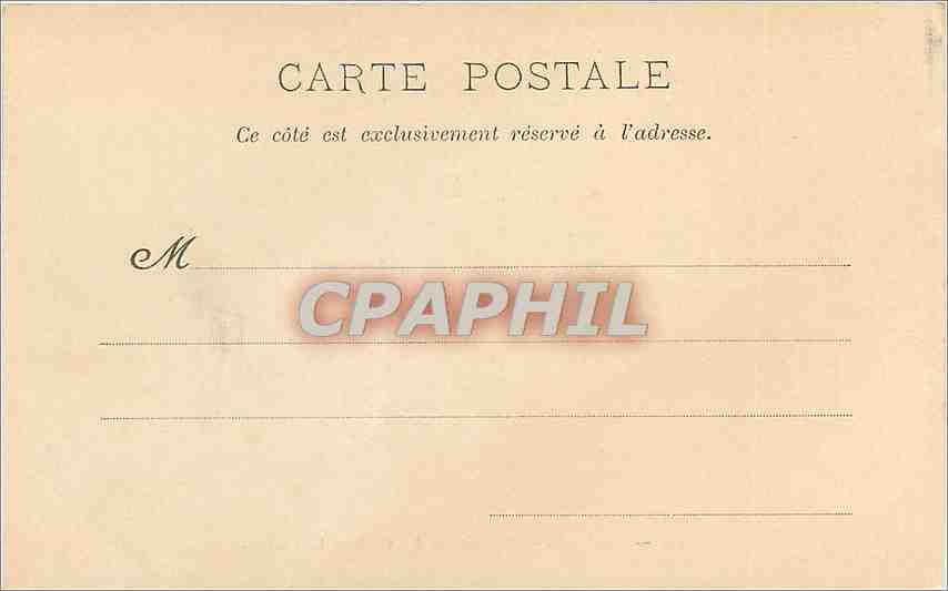 CPA Cauterets L'Esplanade des Ceufs Le Casino  — Rückseite