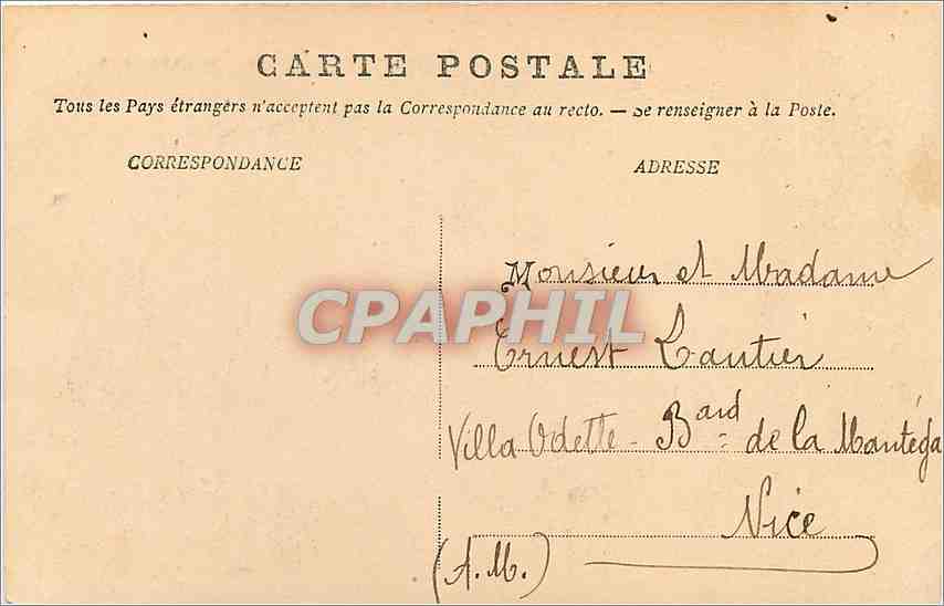 CPA Lourdes Vue generale du Funiculaire  — Verso