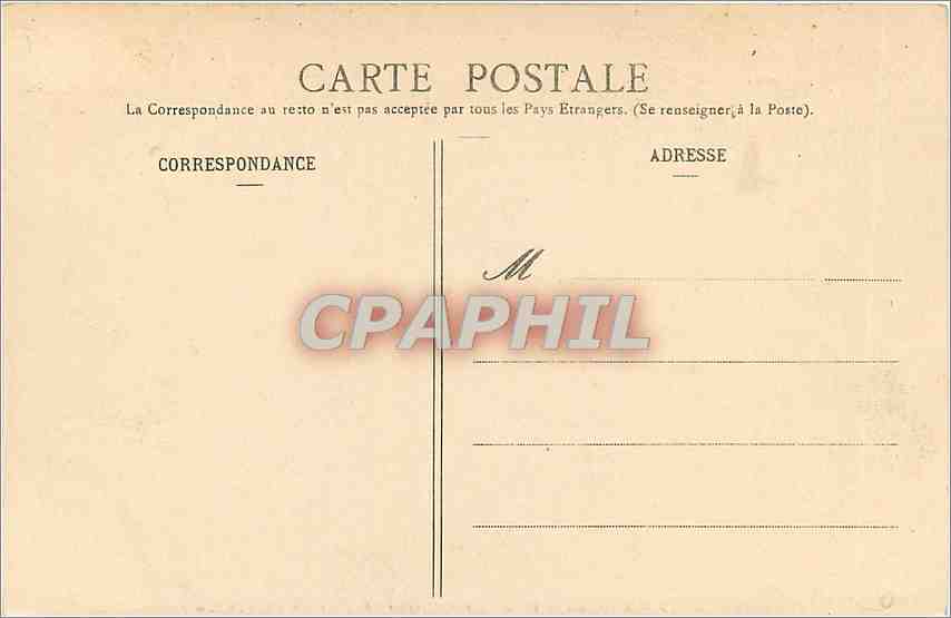CPA Cauterets L'Esplanade et la Gare du Chemin de fer de la Raillere  — Rückseite