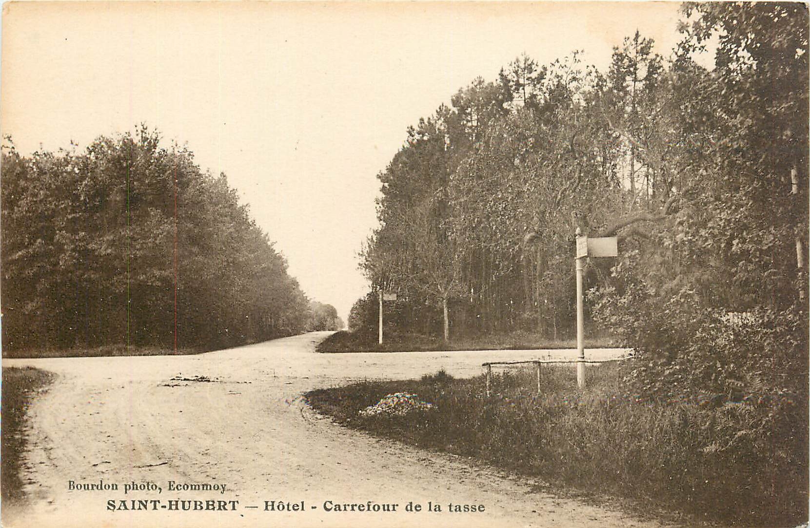 CPA Saint Hubert Hotel Carrefour de la tasse 