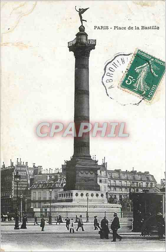 CPA Paris Place de la Bastille 