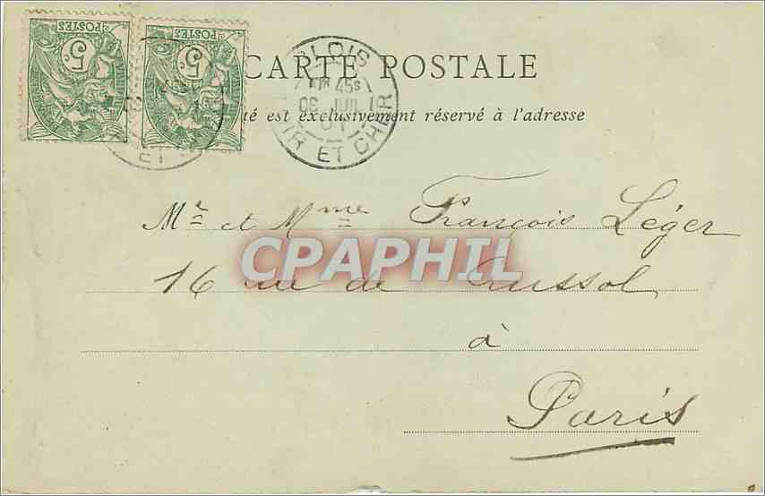 Château de Blois, Aile de François Ier — L'Attique — ND Pbot — Rückseite