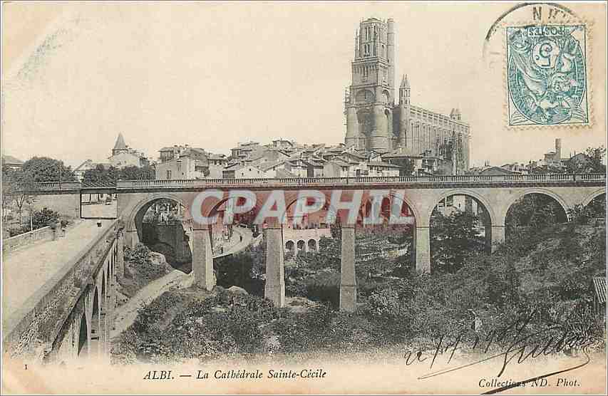 CPA Albi La Cathedrale Sainte Cecile 