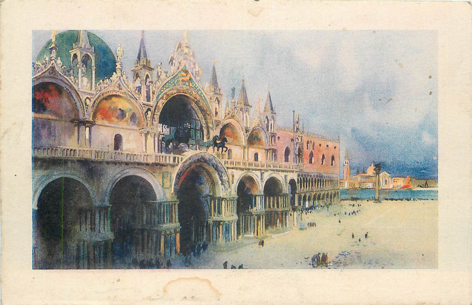 CPA Venezia Basilica di S Marco 