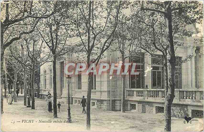 CPA Vichy Nouvelle entree du Casino 