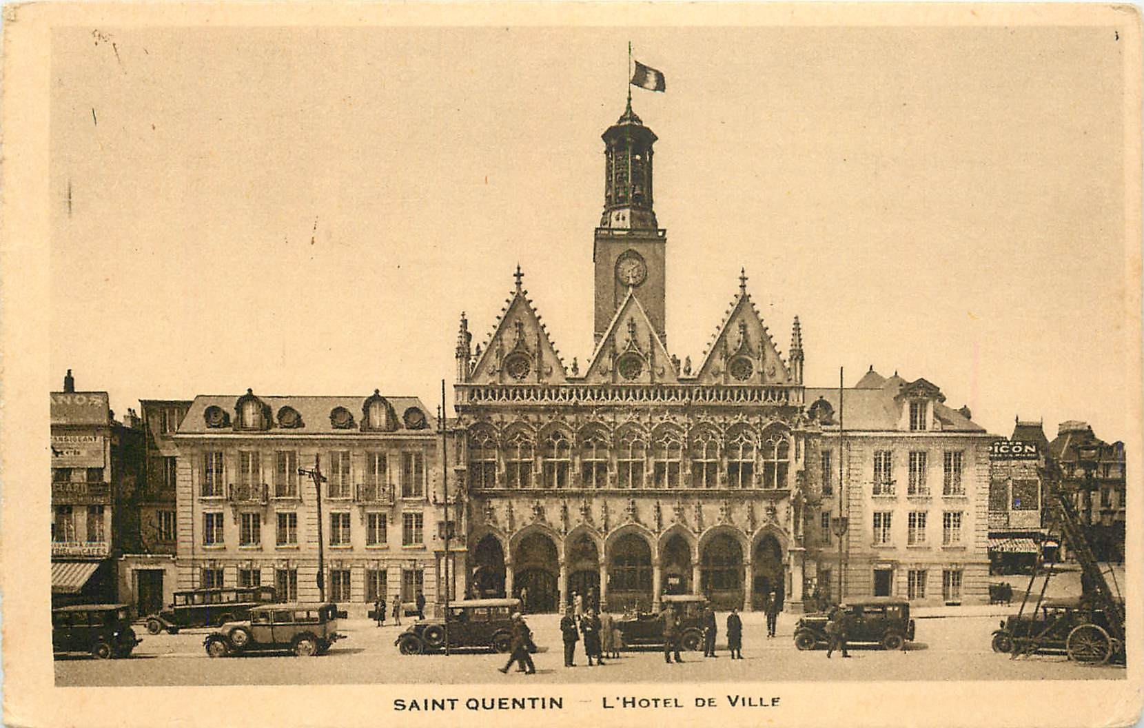 CPA Saint Quentin L'Hotel de Ville 