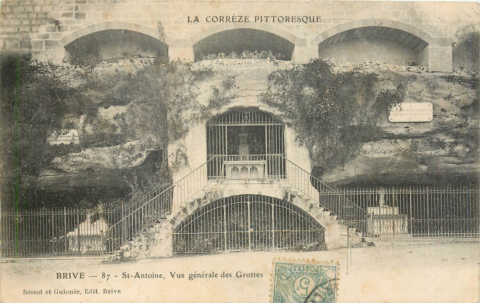 CPA Brive St Antoine Vue generale des Grottes 