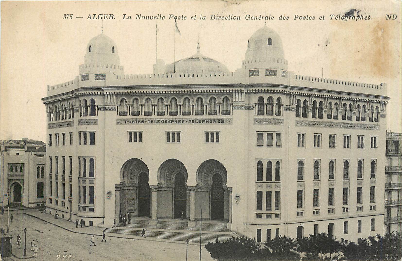 CPA Alger La Nouvelle Poste et la Direction Generale des Postes et Telegraphes 