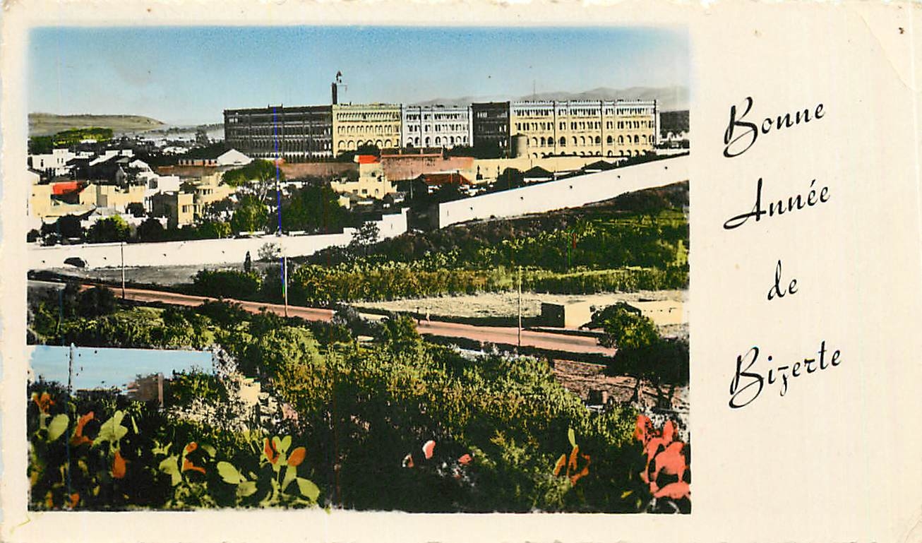 CPA Bizerte Vue generale sur le quartier japy 