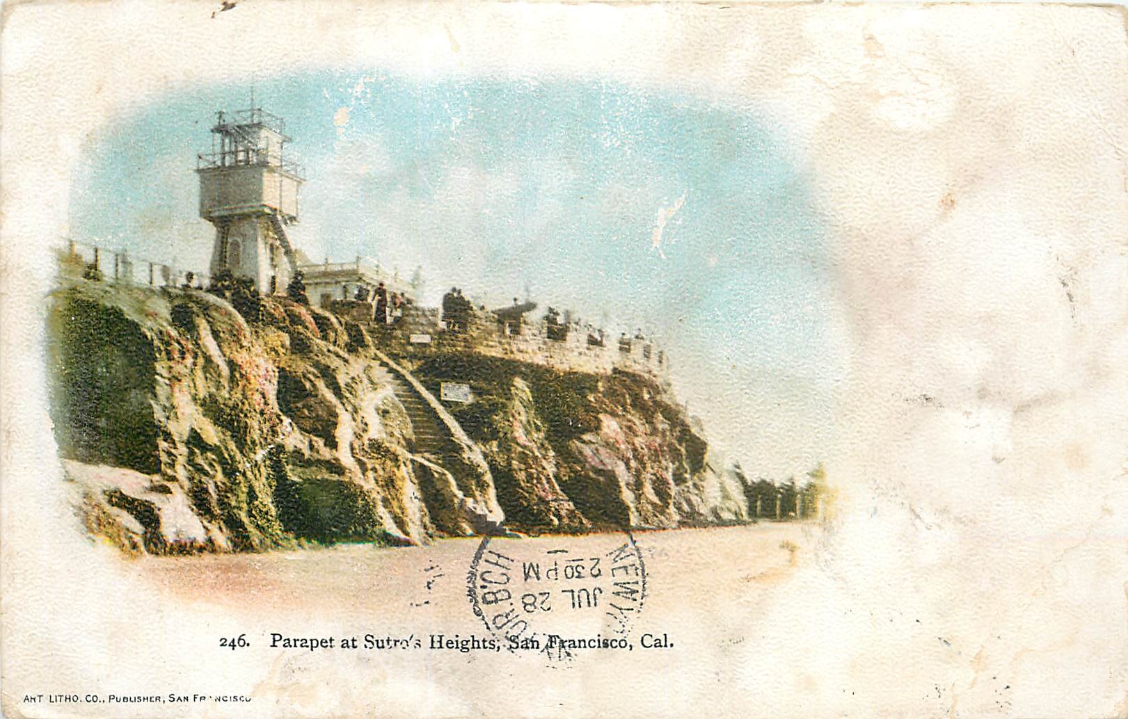 CPA Parapet at Sutros Heights San Francisco California 