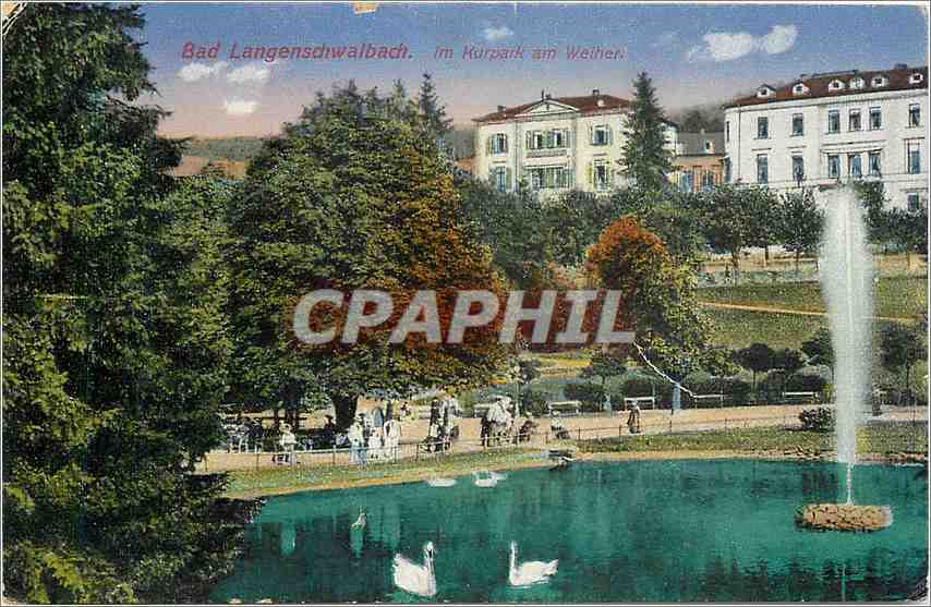 CPA Bad Langenschwalbach im Kurpark am Weither 