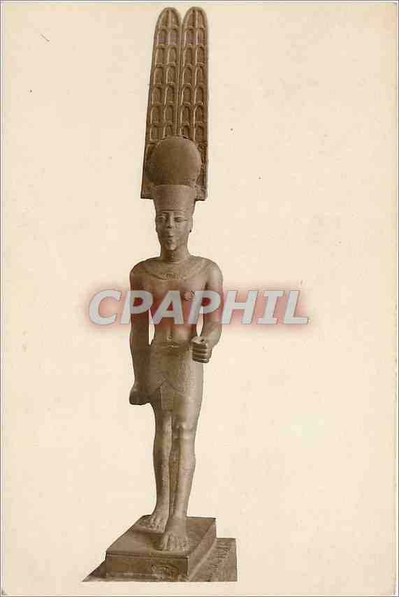 CPA Louvre Antiquites Egyptiennes Le Dieu Amon ra 