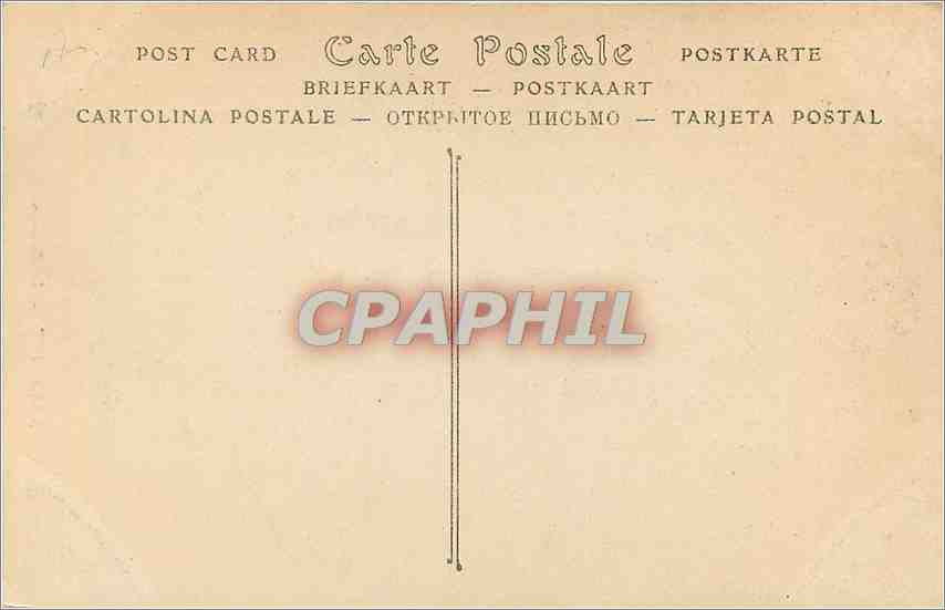 CPA Bordeaux La Porte du Palais  — Verso