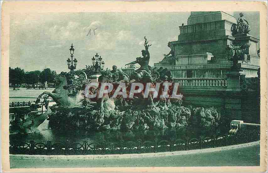 CPA Bordeaux Monument des Girondias 