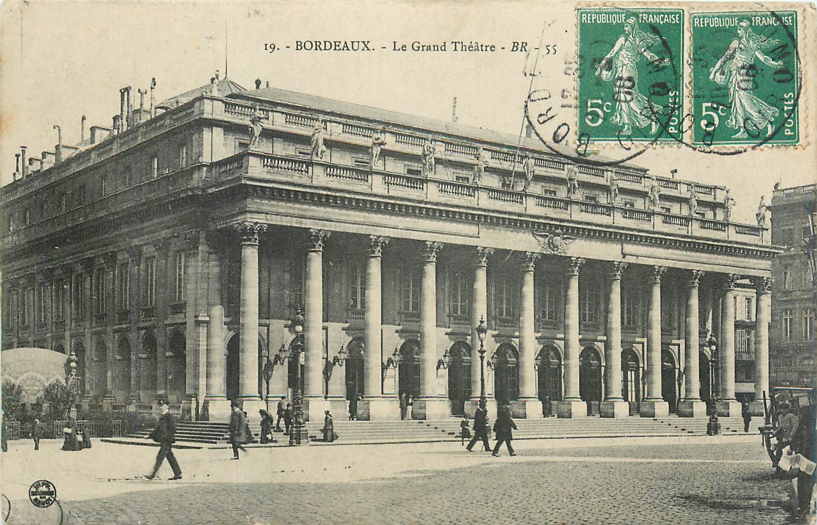 CPA Bordeaux Le Grand Theatre 