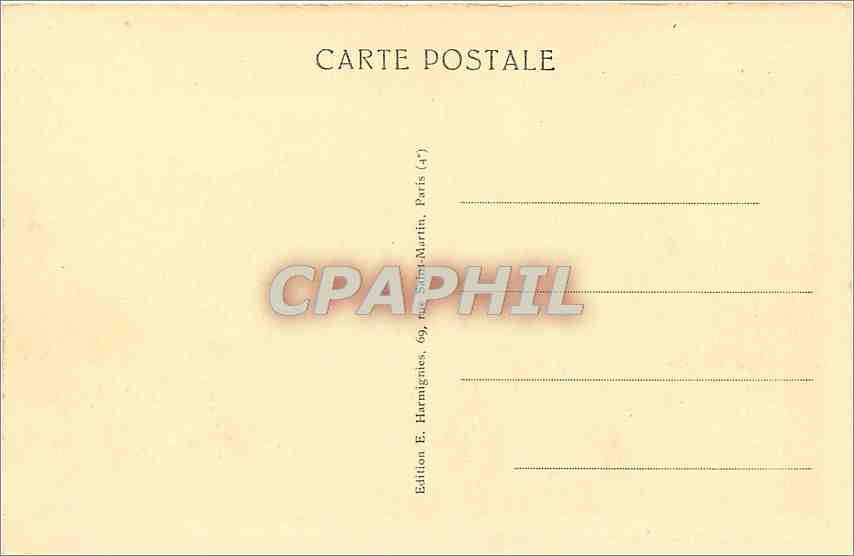 Verdun — La Porte Chaussée (XIVe siècle), les bords de la Meuse — Au loin : La Cathédrale — Harmignies — Rückseite