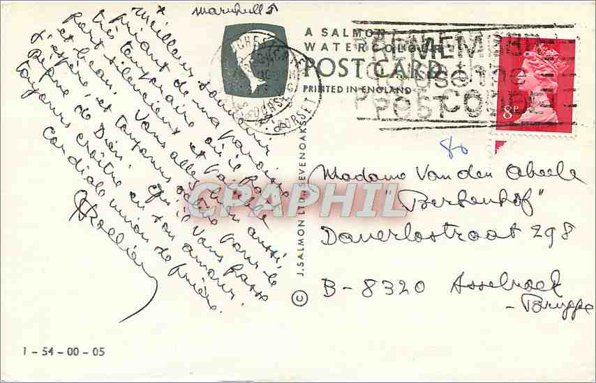 CPA Dorset  — Rückseite