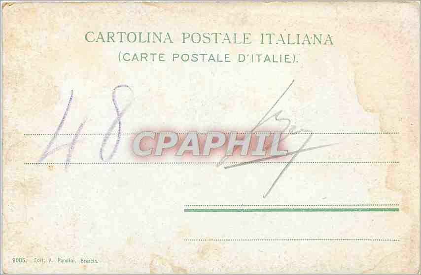 CPA Lago di Garda Villa Borghese  — Back