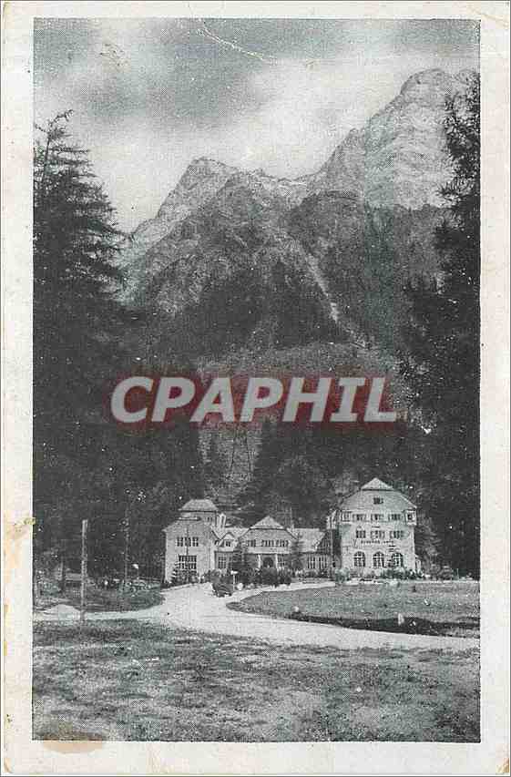 CPA Deutsche Heimat Zugspitzhotel der Tiroler Zugpitzbahn 
